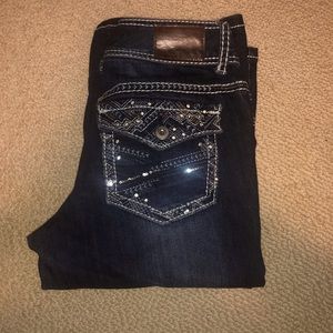 Sparkly flare jeans ✨